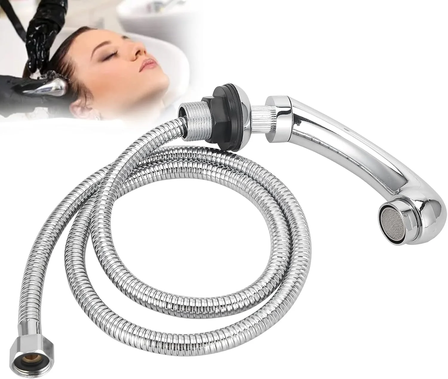 سری اسپری کاسه شامپو سالنی LEYT، شلنگ دوش شیر آب حوضچه شستشوی مو، قطعه جایگزین سینک مو، اسپری دستی برای صندلی تخت شامپو، سالن زیبایی اسپا