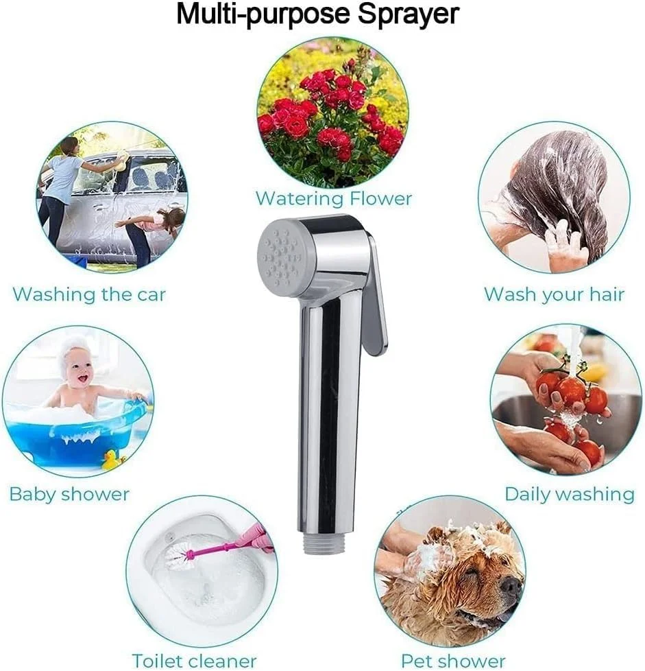 سردوش اسپری دار MRTURK REVHQ، اسپری شلنگ توالت، اسپری خود تمیز شونده، لوازم جانبی توالت، شیر شلنگ توالت دستی