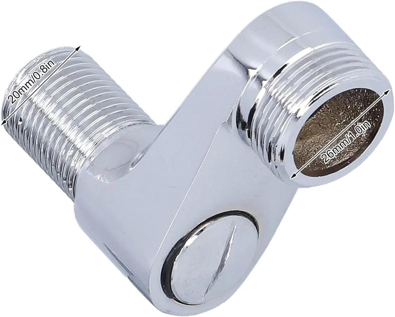 بازوی چرخشی شیر دوش Depisuta، روکش کروم، قابل تنظیم، آب بندی مناسب، آداپتور مخلوط کن دوش G1/2 به G3/4 به همراه واشر برای استفاده خانگی در حمام بازوی چرخشی شیر دوش Depisuta، روکش کروم، قابل تنظیم، آب بندی مناسب، آداپتور مخلوط کن دوش G1/2 به G3/4 به همراه واشر برای استفاده خانگی در حمام