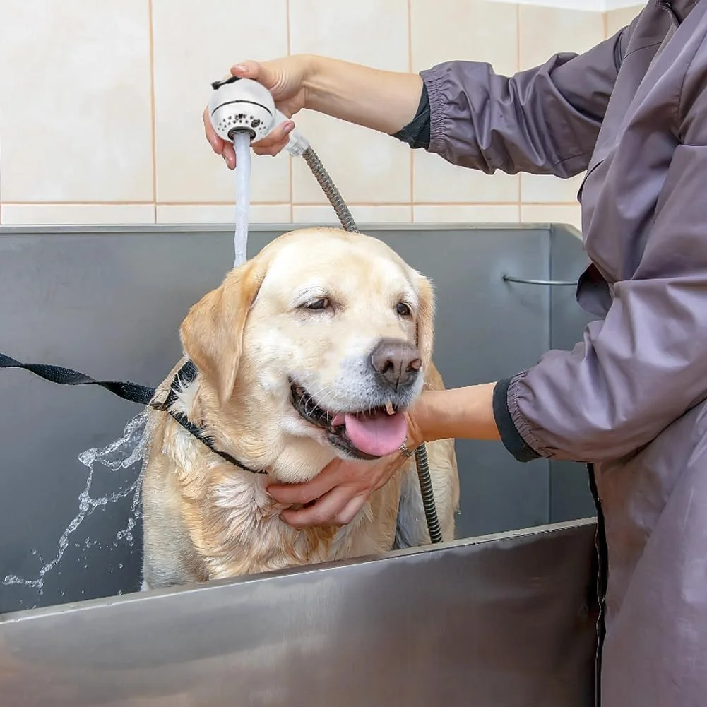 سردوش شامپو سرشور آرایشگاهی آزونه، نازل دوش آرایشگری فشار قوی، جایگزین اتصال اسپری شیر آب دوش صندلی پدیکور برای شستشوی موی سگ و حمام نوزاد سردوش شامپو سرشور آرایشگاهی آزونه، نازل دوش آرایشگری فشار قوی، جایگزین اتصال اسپری شیر آب دوش صندلی پدیکور برای شستشوی موی سگ و حمام نوزاد
