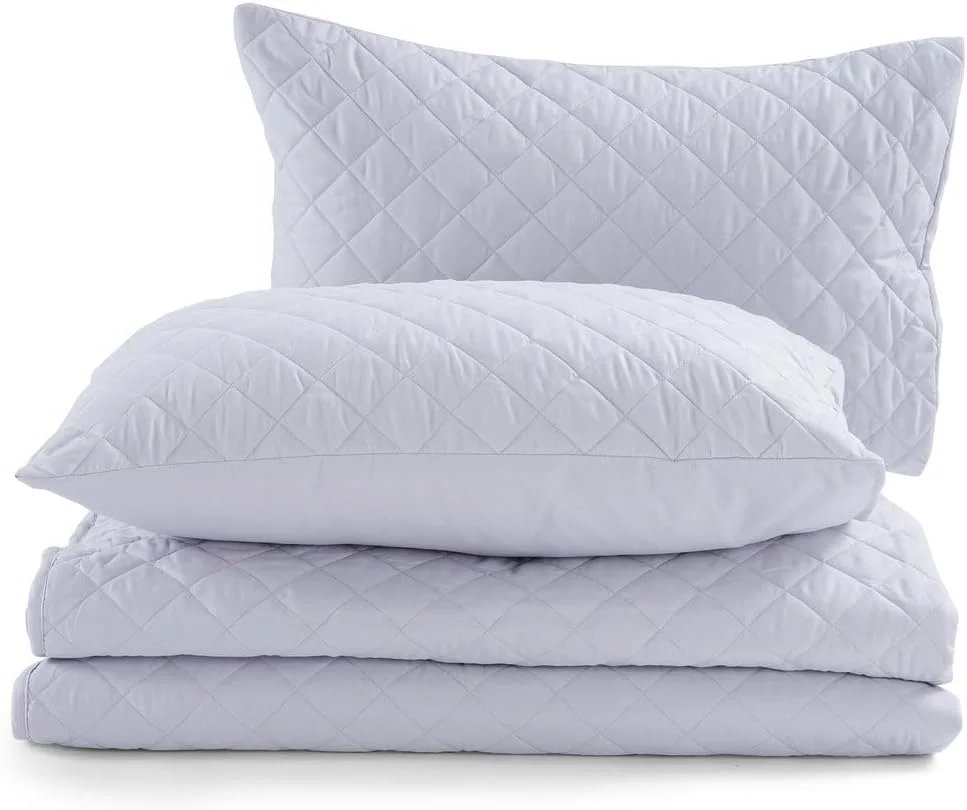 ست روتختی سه تکه طرح لوزی پان هوم مدل Essential، سایز 220x240 سانتی متر - خاکستری ست روتختی سه تکه طرح لوزی پان هوم مدل Essential، سایز 220x240 سانتی متر - خاکستری