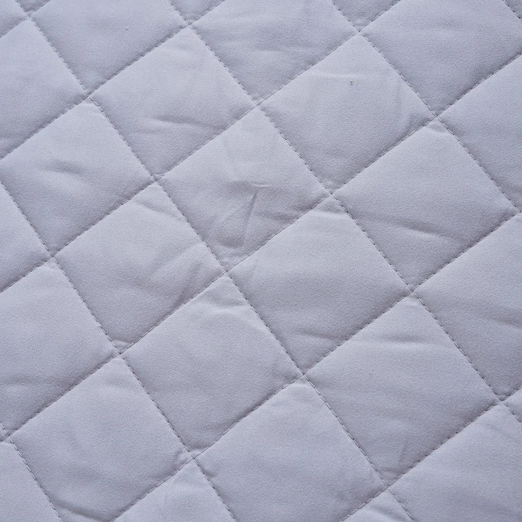 ست روتختی سه تکه طرح لوزی پان هوم مدل Essential، سایز 220x240 سانتی متر - خاکستری ست روتختی سه تکه طرح لوزی پان هوم مدل Essential، سایز 220x240 سانتی متر - خاکستری