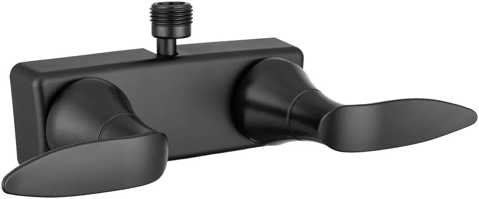شیر دوش اهرمی Dura Faucet DF-SA100LH-MB RV با اهرم های بالدار (مشکی مات) شیر دوش اهرمی Dura Faucet DF-SA100LH-MB RV با اهرم های بالدار (مشکی مات)