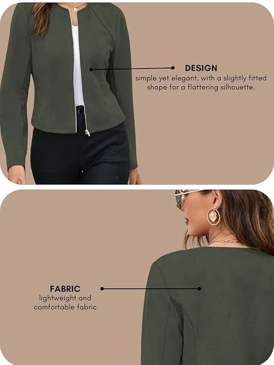 کت پلی کتان زنانه اکسسورایز کینگدام | کت زنانه | کت بلند زنانه | تاپ کت زنانه |