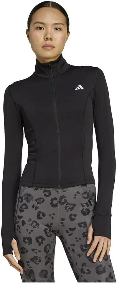 ژاکت زیپ دار زنانه آدیداس مدل Workout Essentials Modern