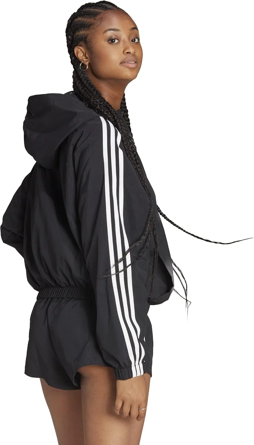 بادگیر زنانه آدیداس Essentials 3-Stripes بافت مشکی، سایز M بادگیر زنانه آدیداس Essentials 3-Stripes بافت مشکی، سایز M