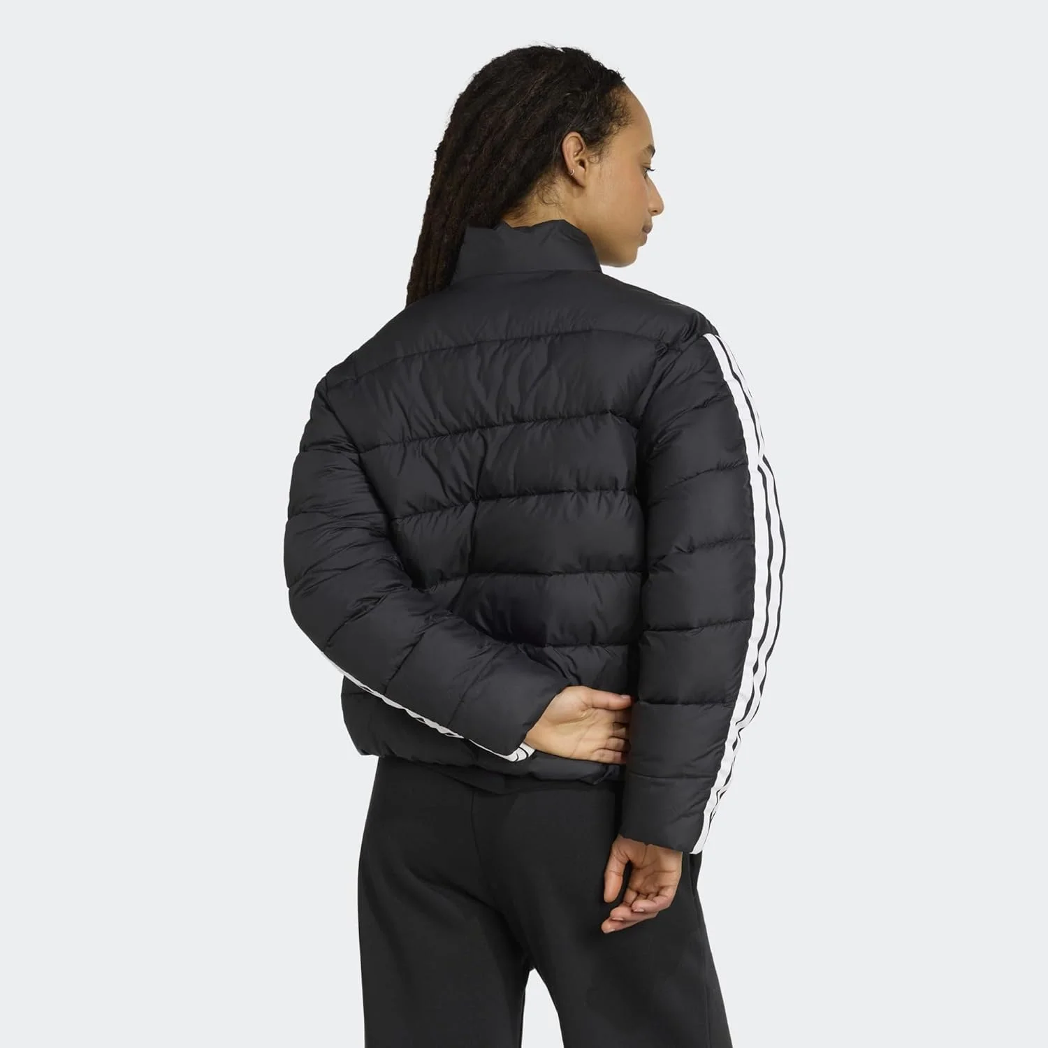 کاپشن زنانه آدیداس مدل Essentials Climawarm 3 Stripes