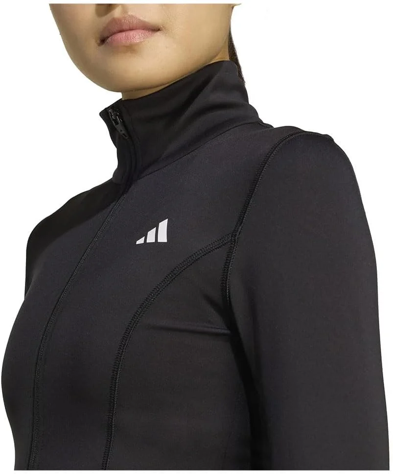 ژاکت زیپ دار زنانه آدیداس مدل Workout Essentials Modern