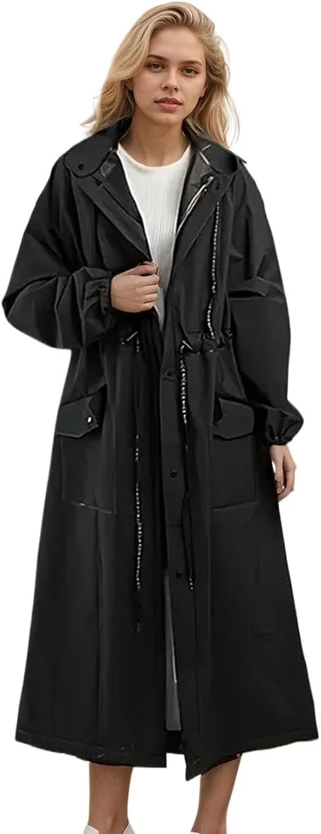 بارانی زنانه AIMLYXEE، ژاکت کلاه دار سبک و ضد آب برای پیاده روی، دوچرخه سواری و فعالیت های فضای باز