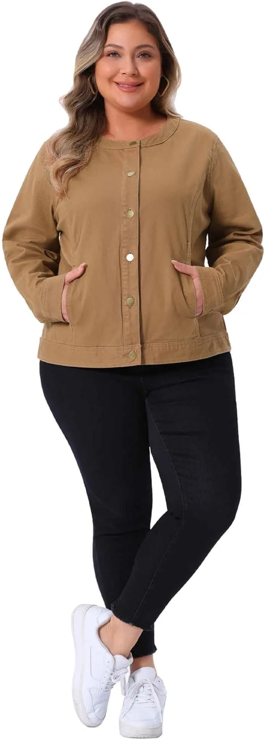 کت زنانه سایز بزرگ Agnes Orinda، ژاکت سبک وزن، انوراک، کاربردی، غیررسمی، باربری، دارای جیب، مدل های 2025 کت زنانه سایز بزرگ Agnes Orinda، ژاکت سبک وزن، انوراک، کاربردی، غیررسمی، باربری، دارای جیب، مدل های 2025