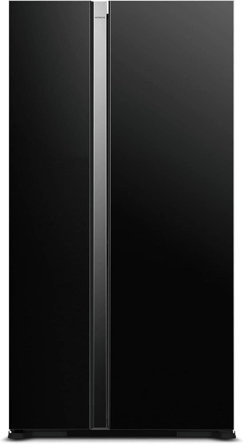 یخچال ساید بای ساید دو درب هیتاچی 700 لیتری بدون برفک مدل RS700PUK04GBK، 10 سال گارانتی کمپرسور اینورتر، سیستم خنک کننده دوگانه، پنل کنترل LED، یخ ساز چرخشی، آلارم درب، شیشه مشکی یخچال ساید بای ساید دو درب هیتاچی 700 لیتری بدون برفک مدل RS700PUK04GBK، 10 سال گارانتی کمپرسور اینورتر، سیستم خنک کننده دوگانه، پنل کنترل LED، یخ ساز چرخشی، آلارم درب، شیشه مشکی