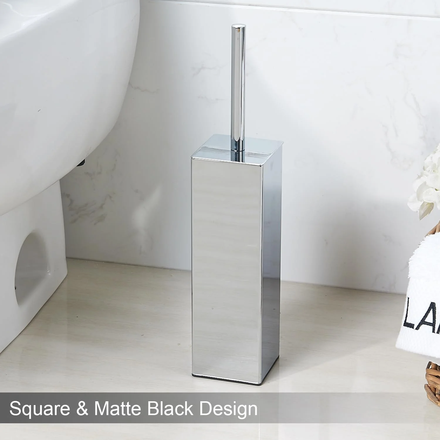 جا برس توالت استیل BGL مناسب حمام و هتل (کروم)