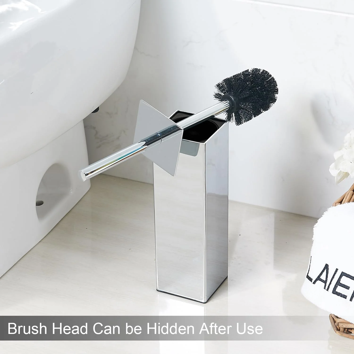 جا برس توالت استیل BGL مناسب حمام و هتل (کروم)