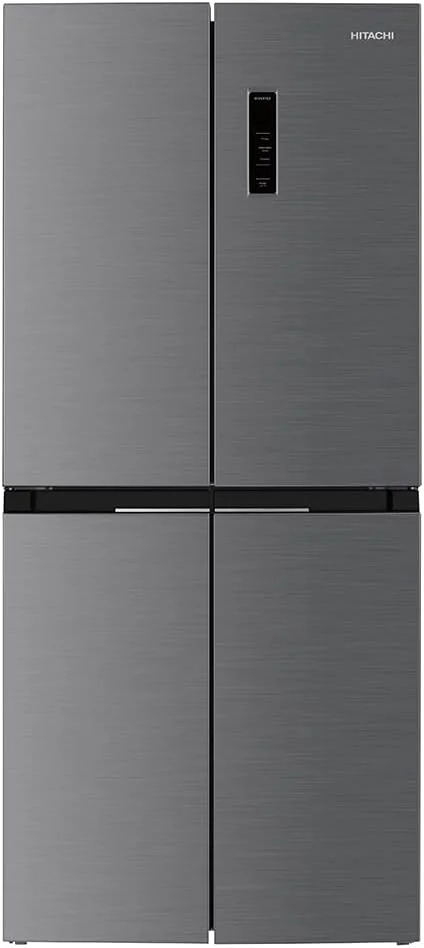 یخچال فریزر پایین 4 درب هیتاچی با ظرفیت ناخالص 610 لیتر و خالص 466 لیتر، کنترل لمسی، حالت صرفه جویی در انرژی، درب فرانسوی و کمپرسور اینورتر