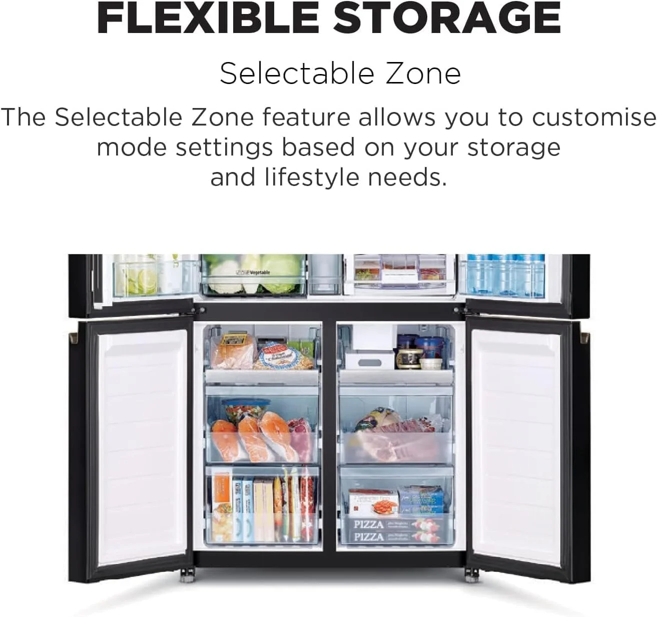 یخچال ساید بای ساید 4 درب پریمیوم هیتاچی 720 لیتر ناخالص، 569 لیتر خالص، با درب فرانسوی، یخ ساز اتوماتیک - انجماد سریع شیشه ای مشکی - RWB720VUK04GBK یخچال ساید بای ساید 4 درب پریمیوم هیتاچی 720 لیتر ناخالص، 569 لیتر خالص، با درب فرانسوی، یخ ساز اتوماتیک - انجماد سریع شیشه ای مشکی - RWB720VUK04GBK