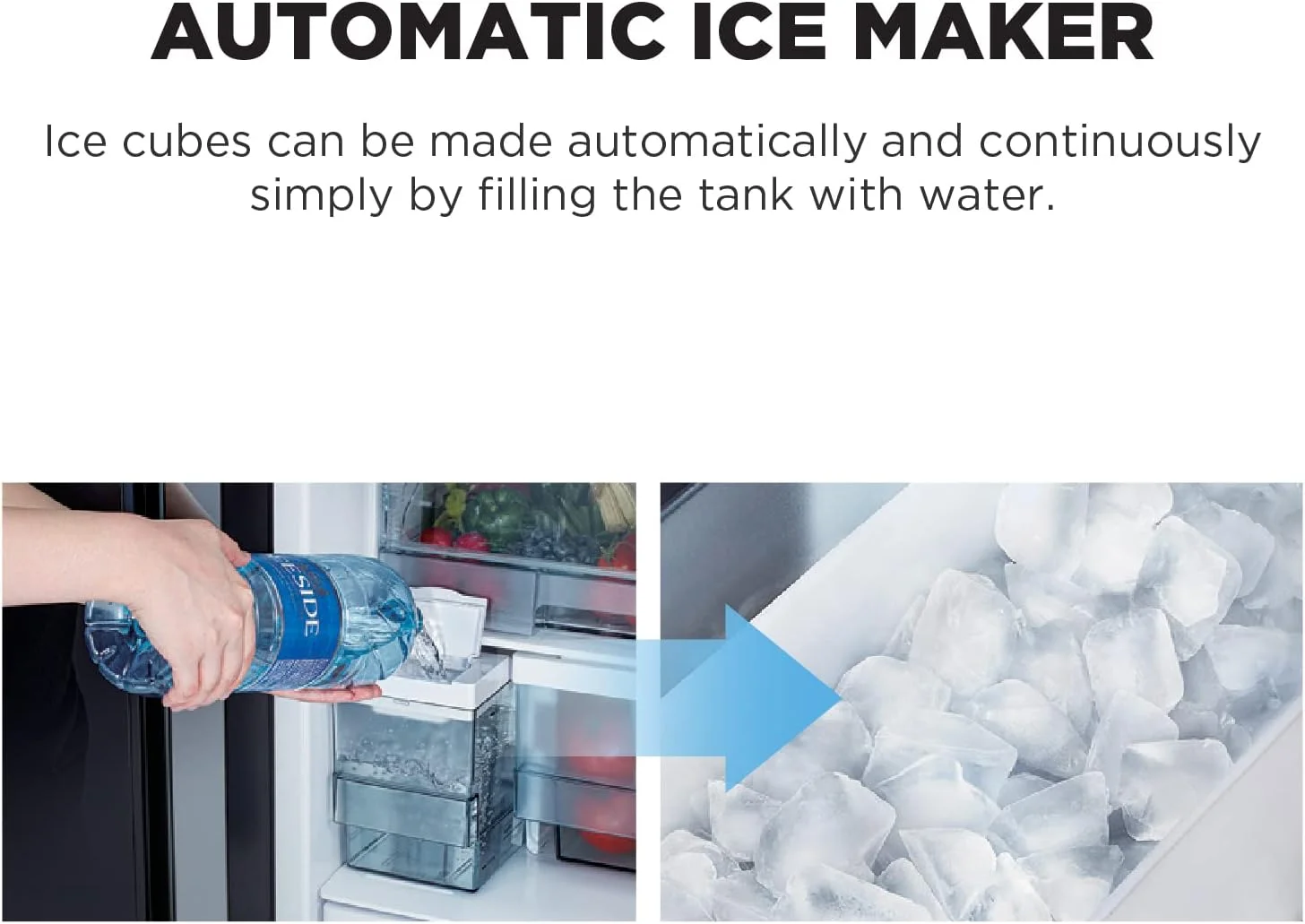 یخچال ساید بای ساید دو درب هیتاچی 700 لیتر ناخالص، 605 لیتر خالص، کمپرسور اینورتر، سیستم خنک کننده دوگانه فن، انجماد سریع، کنترل لمسی - یخ ساز و آبسردکن، نقره ای شیشه ای - RSX700GPUK0GS یخچال ساید بای ساید دو درب هیتاچی 700 لیتر ناخالص، 605 لیتر خالص، کمپرسور اینورتر، سیستم خنک کننده دوگانه فن، انجماد سریع، کنترل لمسی - یخ ساز و آبسردکن، نقره ای شیشه ای - RSX700GPUK0GS