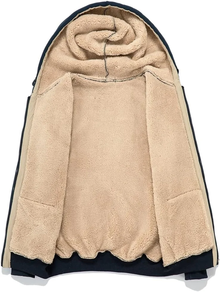 هودی ساده زنانه ژاکت زیپ دار پشمی گرم مناسب فصل زمستان برای بانوان هودی ساده زنانه ژاکت زیپ دار پشمی گرم مناسب فصل زمستان برای بانوان