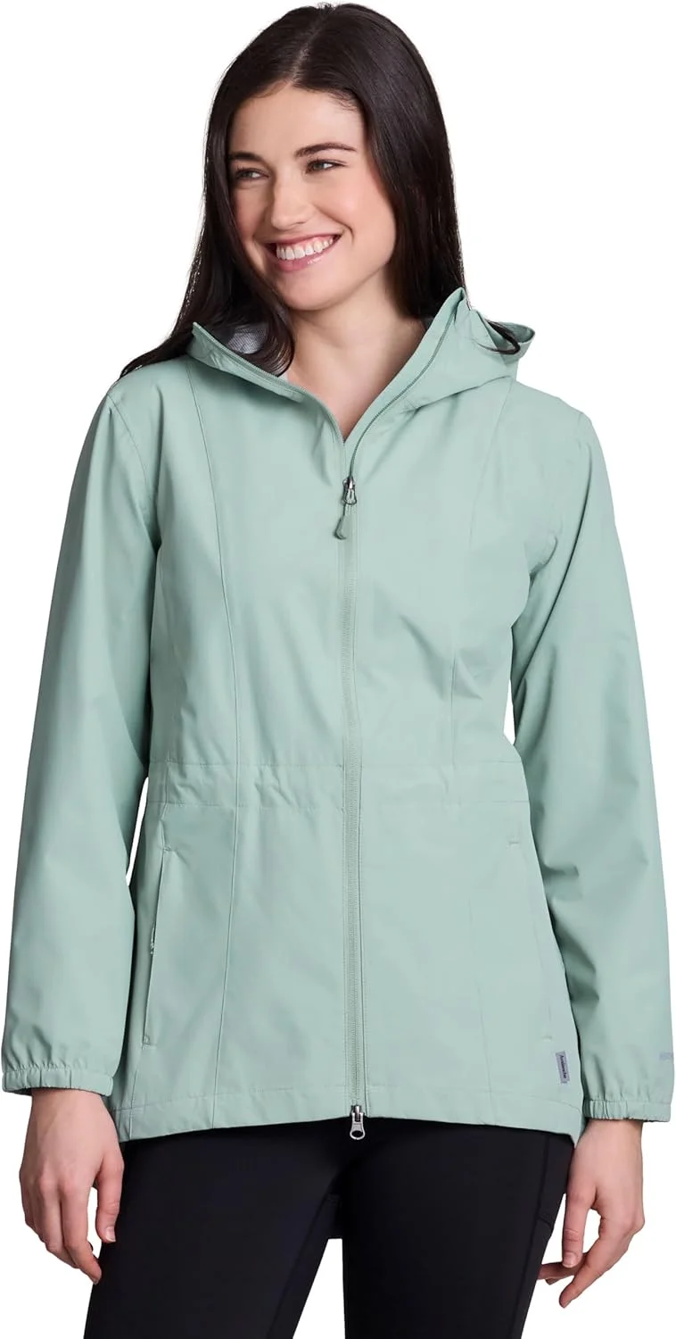 کاپشن بارانی سبک وزن زنانه آوالانچ مدل کلاه دار و ضد آب با جیب