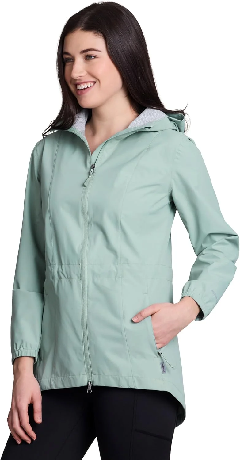 کاپشن بارانی سبک وزن زنانه آوالانچ مدل کلاه دار و ضد آب با جیب کاپشن بارانی سبک وزن زنانه آوالانچ مدل کلاه دار و ضد آب با جیب