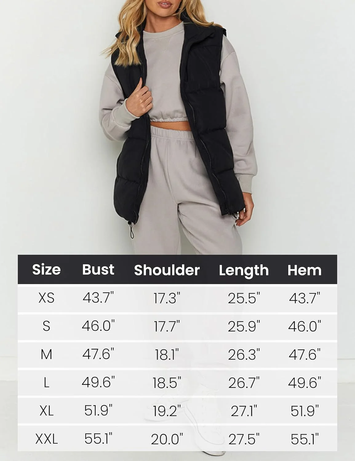 وست پفی زیپ دار زنانه آتلیسان، یقه ایستاده، ژاکت و کت بدون آستین وست پفی زیپ دار زنانه آتلیسان، یقه ایستاده، ژاکت و کت بدون آستین