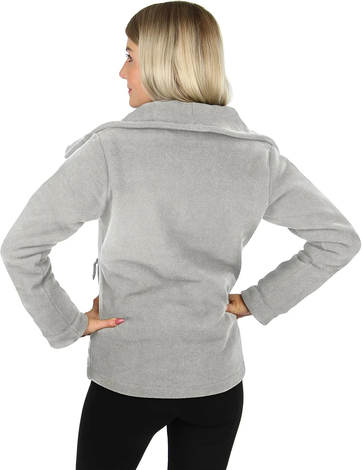 ژاکت پشمی زنانه آلپیدکس، گرم، نرم، یقه بلند، زیپ دار، مناسب پاییز، زمستان، بهار، آستین بلند، خزدار، لطیف، راحت، مناسب فضای باز، پیاده روی