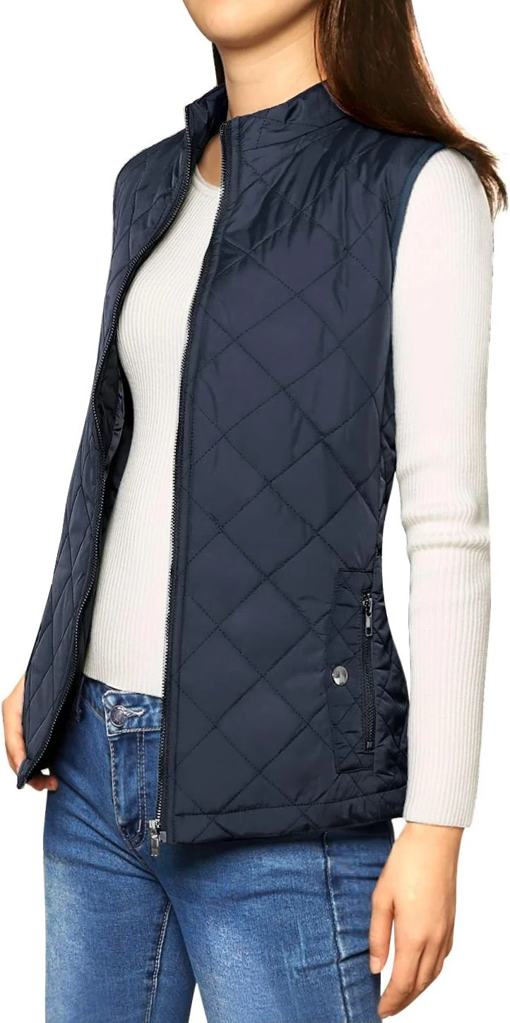 Allegra K womens Padded Vest Padded Vest