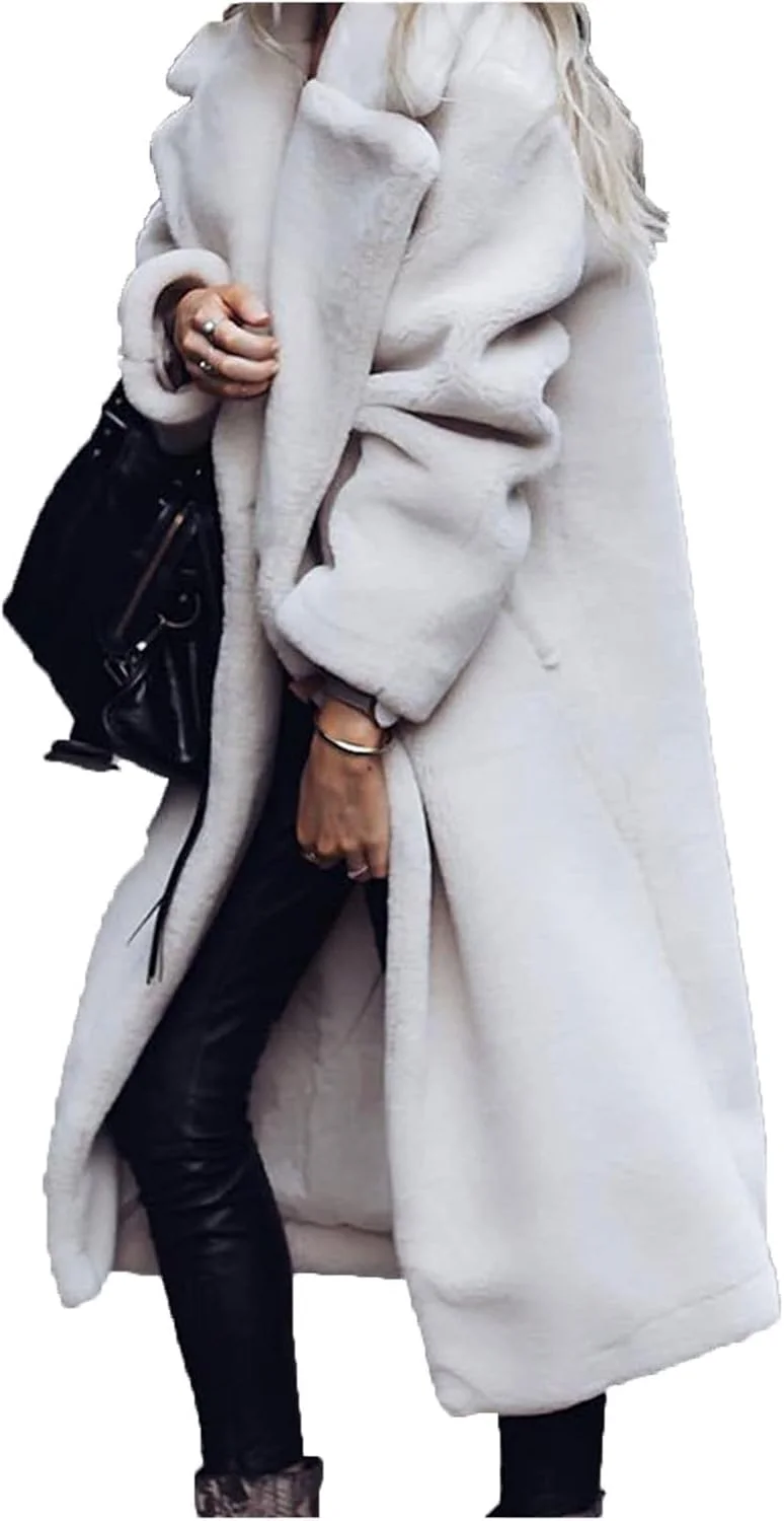 بارانی زنانه BEPHON، کت بلند، ژاکت ضخیم و گرم زمستانی زنانه، سایز بزرگ، لباس بیرونی حجیم، پالتو زنانه، کت خز مصنوعی بارانی زنانه BEPHON، کت بلند، ژاکت ضخیم و گرم زمستانی زنانه، سایز بزرگ، لباس بیرونی حجیم، پالتو زنانه، کت خز مصنوعی