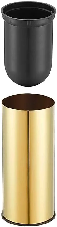 جا برس توالت BGL طلایی، استیل ضد زنگ 304 طلایی گرد برس توالت فرنگی و جا برای حمام