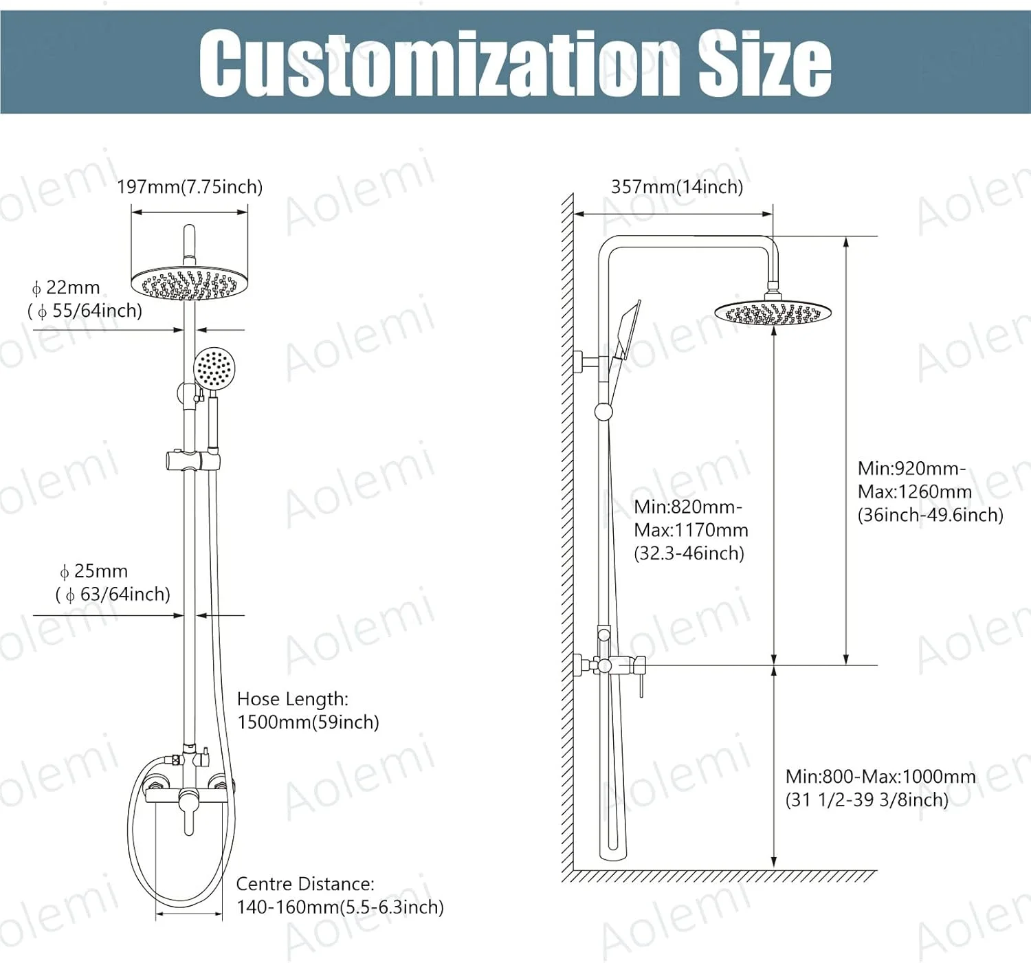 Aolemi Outdoor Shower Faucet Matte Black SUS304 Shower Fixture Combo Set Stainless Steel 8 inch Rainfall Shower Head Kit Single Handle High Pressure Hand Spray Wall Mount 2 Dual Function Single Handle Aolemi Outdoor Shower Faucet Matte Black SUS304 Shower Fixture Combo Set Stainless Steel 8 inch Rainfall Shower Head Kit Single Handle High Pressure Hand Spray Wall Mount 2 Dual Function Single Handle