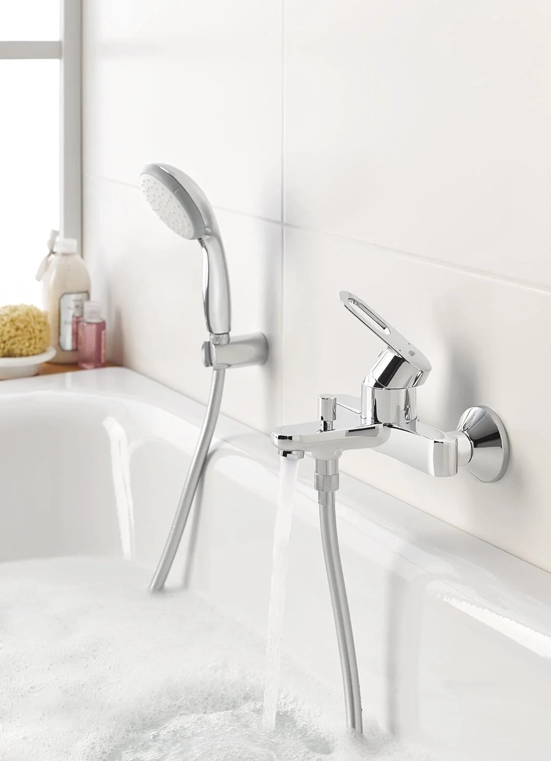 شیرآلات دوش و حمام Grohe، شیر مخلوط حمام/دوش با تغییردهنده اتوماتیک - مجموعه Bauloop، 2360300F