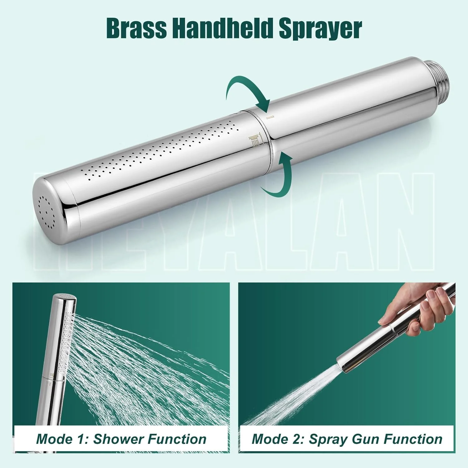 سیستم دوش هیلان، کروم براق، سر دوش بارانی 10 اینچی مربعی، ست شیرآلات دوش بارانی، ست ترکیبی حمام با اسپری دستی 2 در 1، عملکرد دوگانه، شیرآلات داخلی، نصب دیواری سیستم دوش هیلان، کروم براق، سر دوش بارانی 10 اینچی مربعی، ست شیرآلات دوش بارانی، ست ترکیبی حمام با اسپری دستی 2 در 1، عملکرد دوگانه، شیرآلات داخلی، نصب دیواری