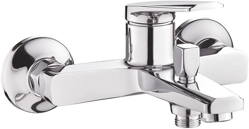 مخلوط دوش حمام میلانو دولچه با ست دوش - روکش کروم | سیستم دوش بارانی دیواری | شیرآلات حمام برنجی جامد | شیر مدرن روشویی و دستشویی | لوازم حمام مخلوط دوش حمام میلانو دولچه با ست دوش - روکش کروم | سیستم دوش بارانی دیواری | شیرآلات حمام برنجی جامد | شیر مدرن روشویی و دستشویی | لوازم حمام