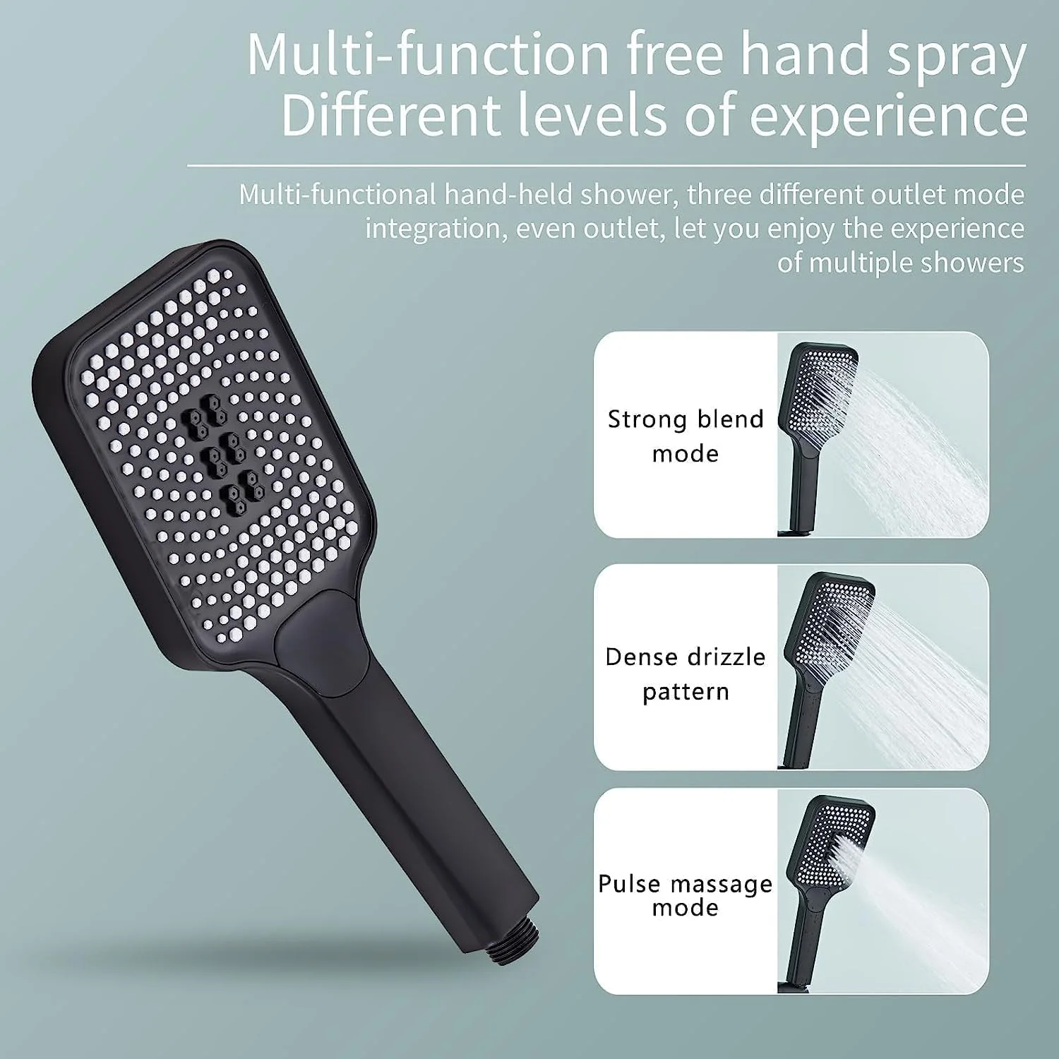 ست دوش مشکی کول بیبی با نمایشگر دیجیتال LED، ست ترکیبی مخلوط کن بارانی دیواری، شیرآلات 4 طرفه با سر دوش بارانی 12 اینچی، دستی 3 حالته و بیده ست دوش مشکی کول بیبی با نمایشگر دیجیتال LED، ست ترکیبی مخلوط کن بارانی دیواری، شیرآلات 4 طرفه با سر دوش بارانی 12 اینچی، دستی 3 حالته و بیده