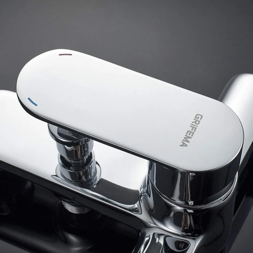 شیر دوش/حمام/وان دیواری مدل Berlin-g13004 Eco از GRIFEMA، شیر دوش دیواری برای حمام/وان با شلنگ استیل 1.5 متری، سردوش 5 حالته و نگهدارنده ABS، شلنگ 1/2 اینچ، کروم شیر دوش/حمام/وان دیواری مدل Berlin-g13004 Eco از GRIFEMA، شیر دوش دیواری برای حمام/وان با شلنگ استیل 1.5 متری، سردوش 5 حالته و نگهدارنده ABS، شلنگ 1/2 اینچ، کروم