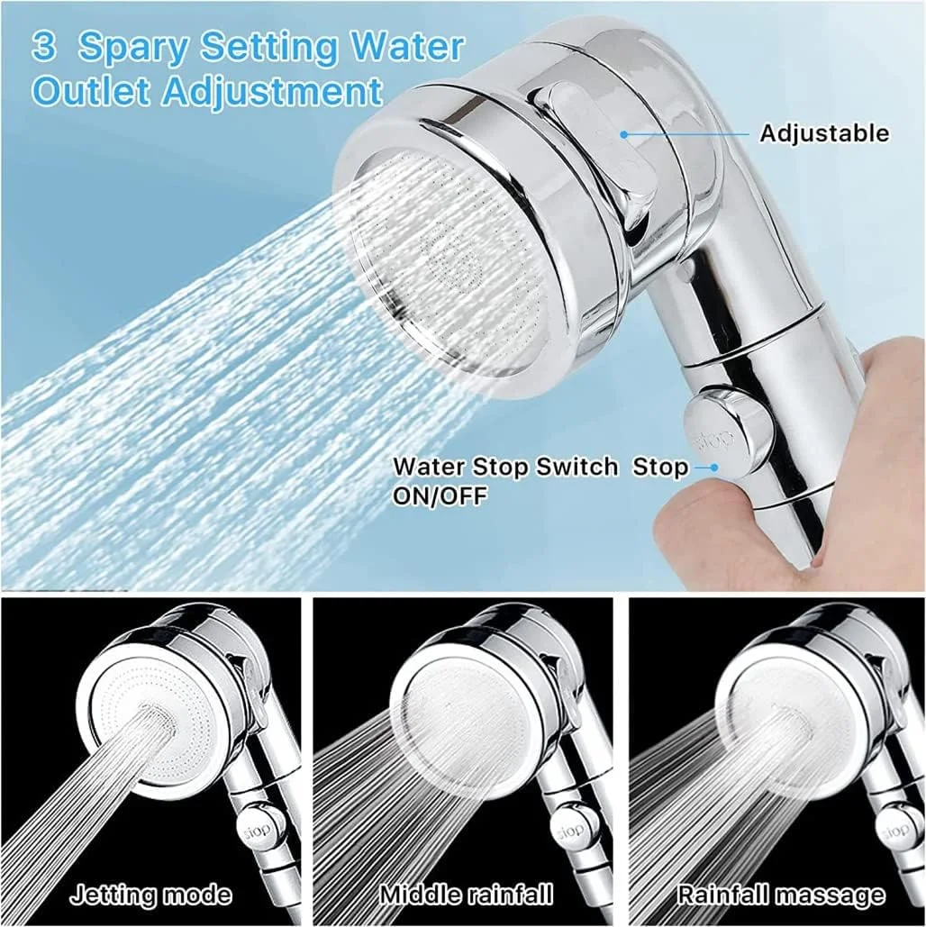 ست سر دوش دستی سینک Goodern، اتصال اسپری شیر سینک با شلنگ، براکت و شیر تبدیل، ست سر دوش دستی شیر آب شستشوی مو با تنظیم حجم آب 3 حالته