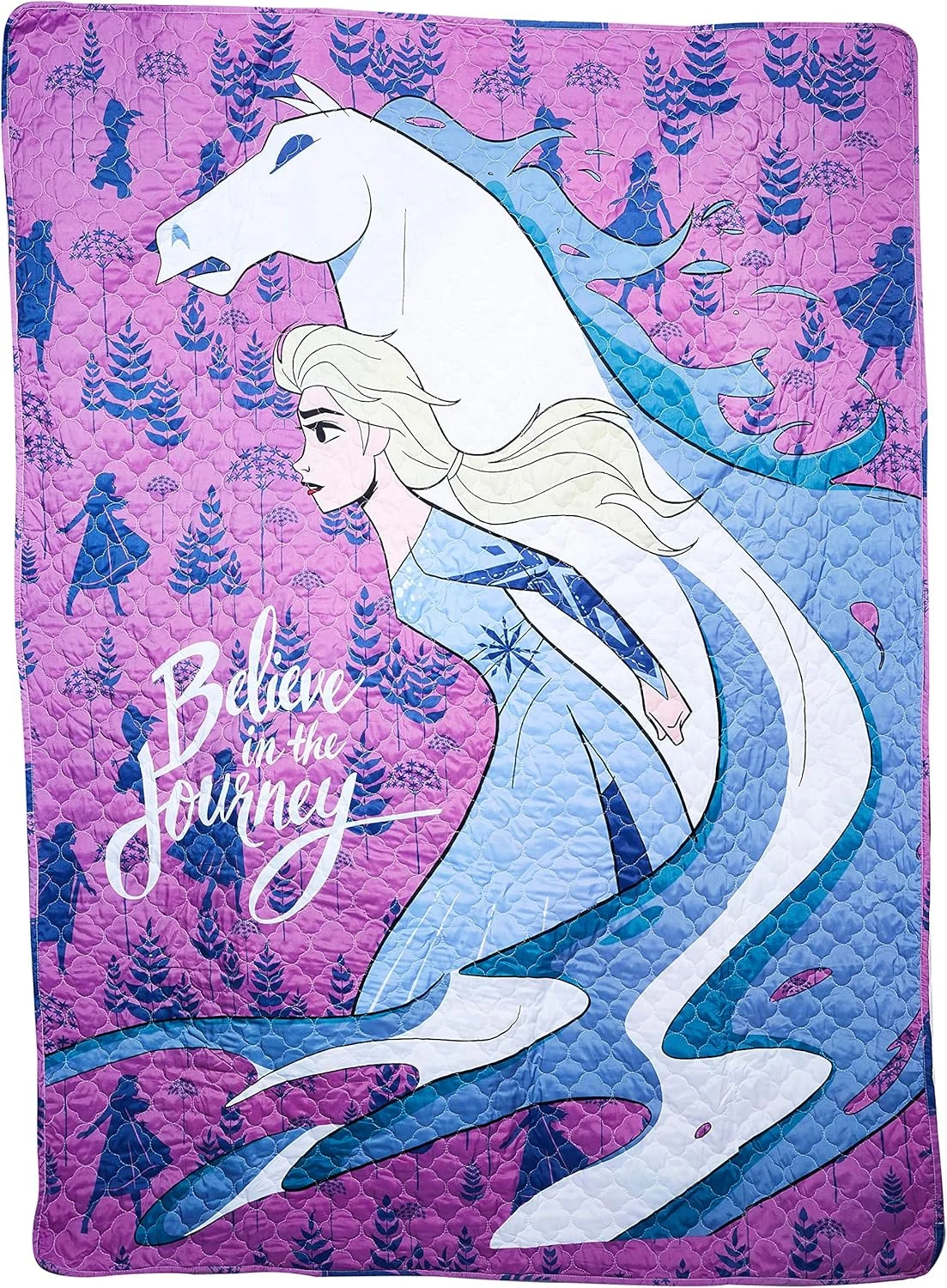 روتختی لحاف‌دار طرح فروزن دیزنی برای کودکان، 160X220 سانتی‌متر، چند رنگ، Trha4156