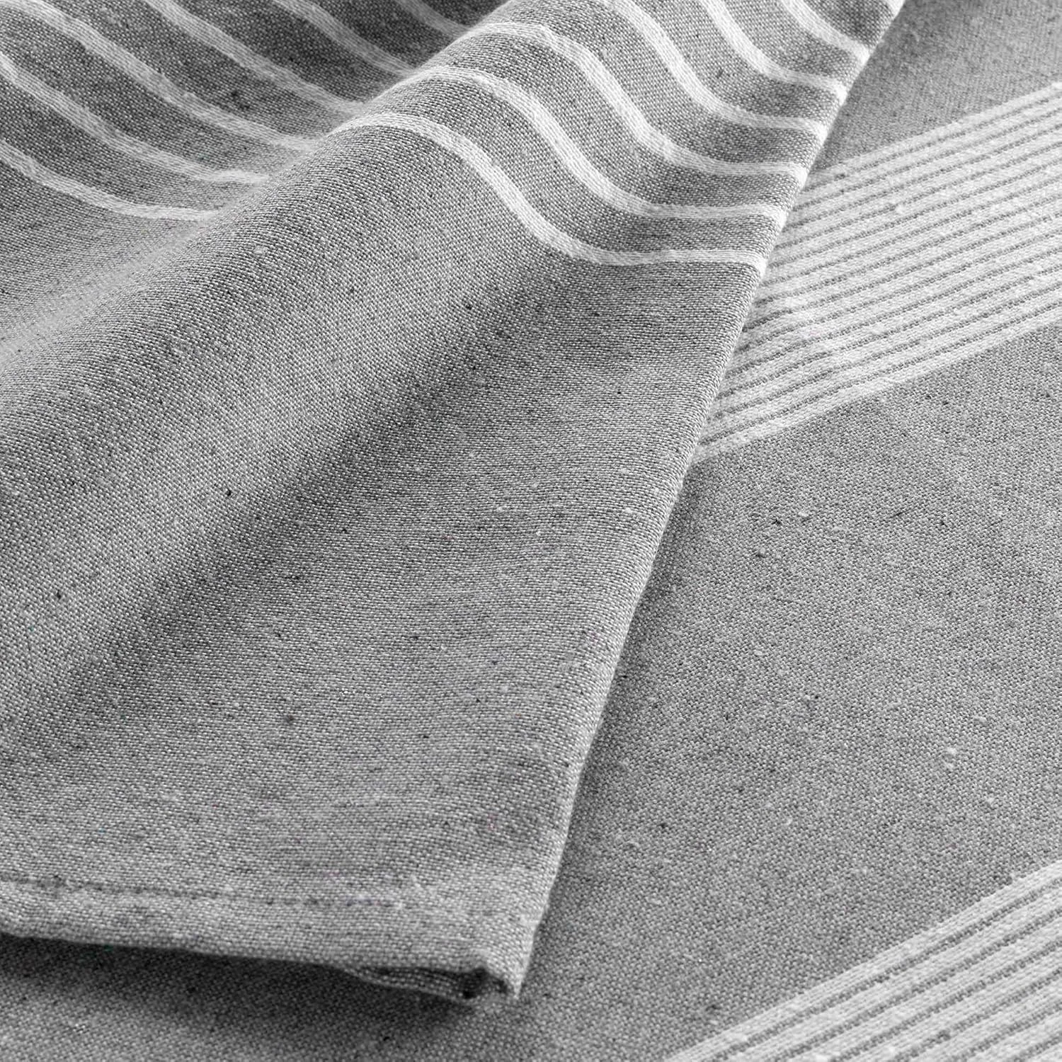 روتختی دوسور دِ اینتریور (220 x 240 سانتی متر) خاکستری پنبه و پلی استر