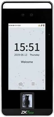 دستگاه حضور و غیاب تشخیص چهره و اثر انگشت ZKteco SpeedFace-V5L با قابلیت کنترل دسترسی درب و ثبت ورود و خروج اتوماتیک، کاربری آسان