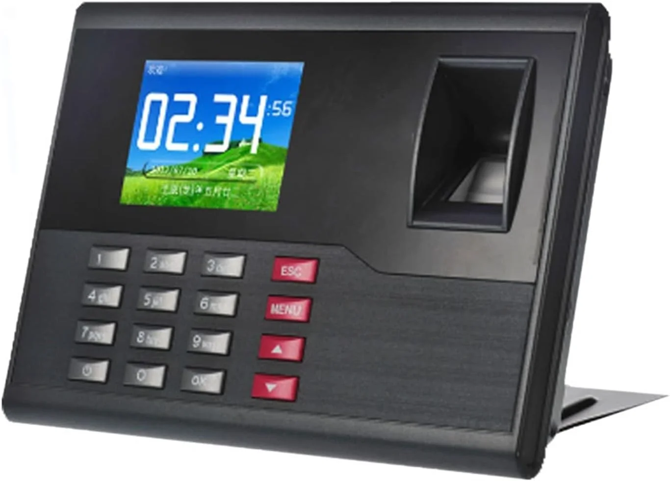 دستگاه حضور و غیاب STUFY مدل A-C121، تشخیص اثر انگشت بیومتریک، کارتخوان RFID، سرعت بالا، ارتباط TCP/IP USB، کنترل زمان برای کارمندان، کسب و کارهای کوچک، ورود و خروج اتوماتیک