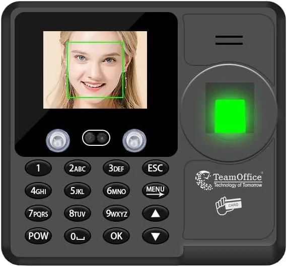 دستگاه حضور و غیاب تشخیص چهره بدون لمس Team Office Z900 به همراه نرم افزار حضور و غیاب ابری (چهره+اثر انگشت+Wi-Fi)
