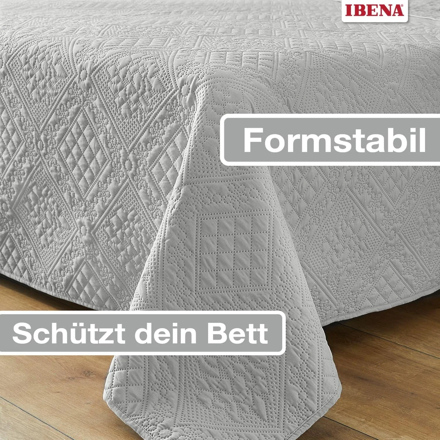 روتختی ایبنا نانسی 280 × 250 سانتی متر - طرح مدرن، قابل شستشو در ماشین لباسشویی، رو تختی ساده، خاکستری روشن، طرح زینتی روتختی ایبنا نانسی 280 × 250 سانتی متر - طرح مدرن، قابل شستشو در ماشین لباسشویی، رو تختی ساده، خاکستری روشن، طرح زینتی