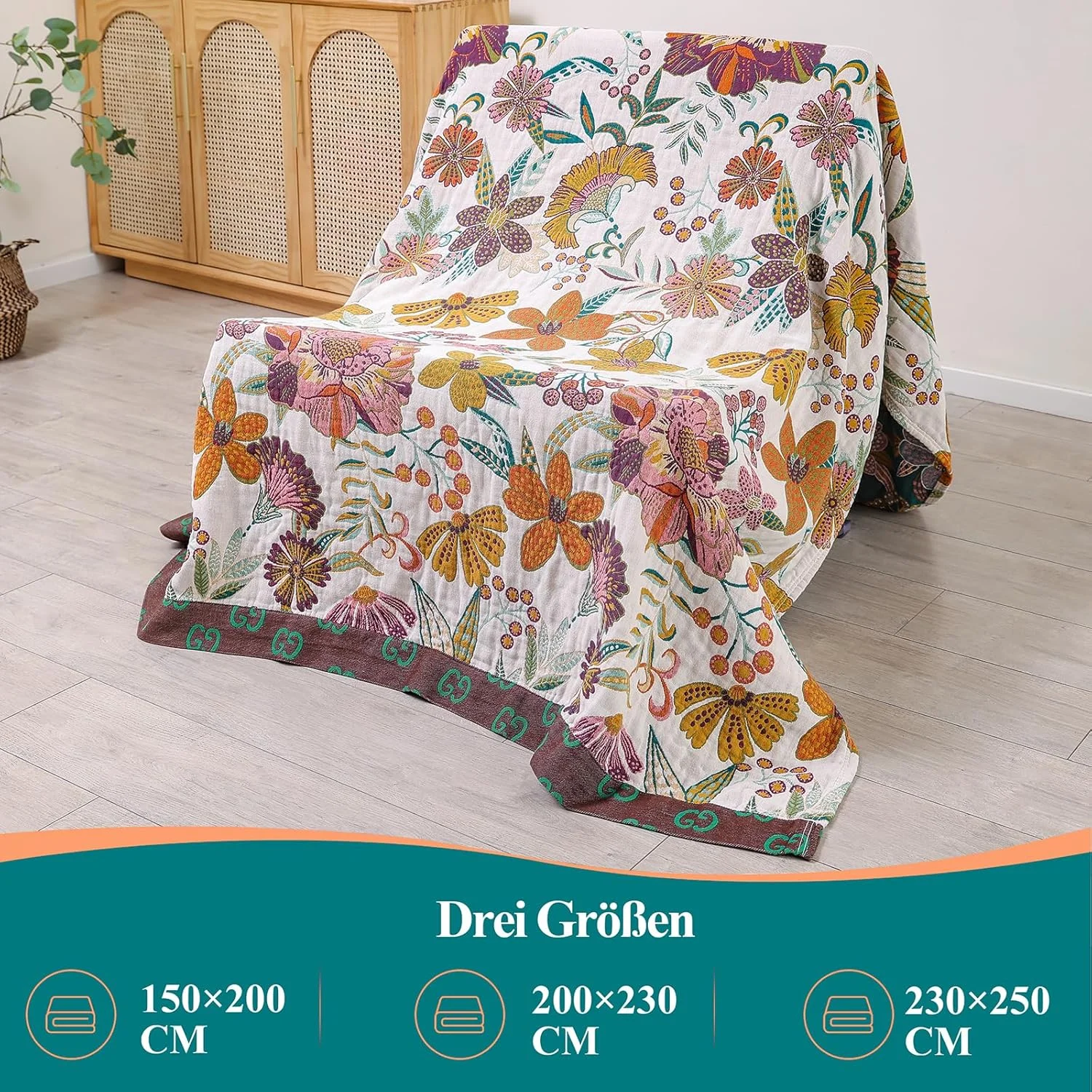 روتختی دو طرفه بوهو هوردری 150 در 200 سانتی متر