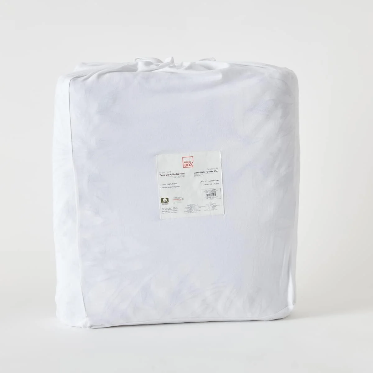 روتختی یک نفره طرح گل سوسن Homebox Supersoft، جنس تریکو، ابعاد 200x150 سانتی متر، سفید/آبی