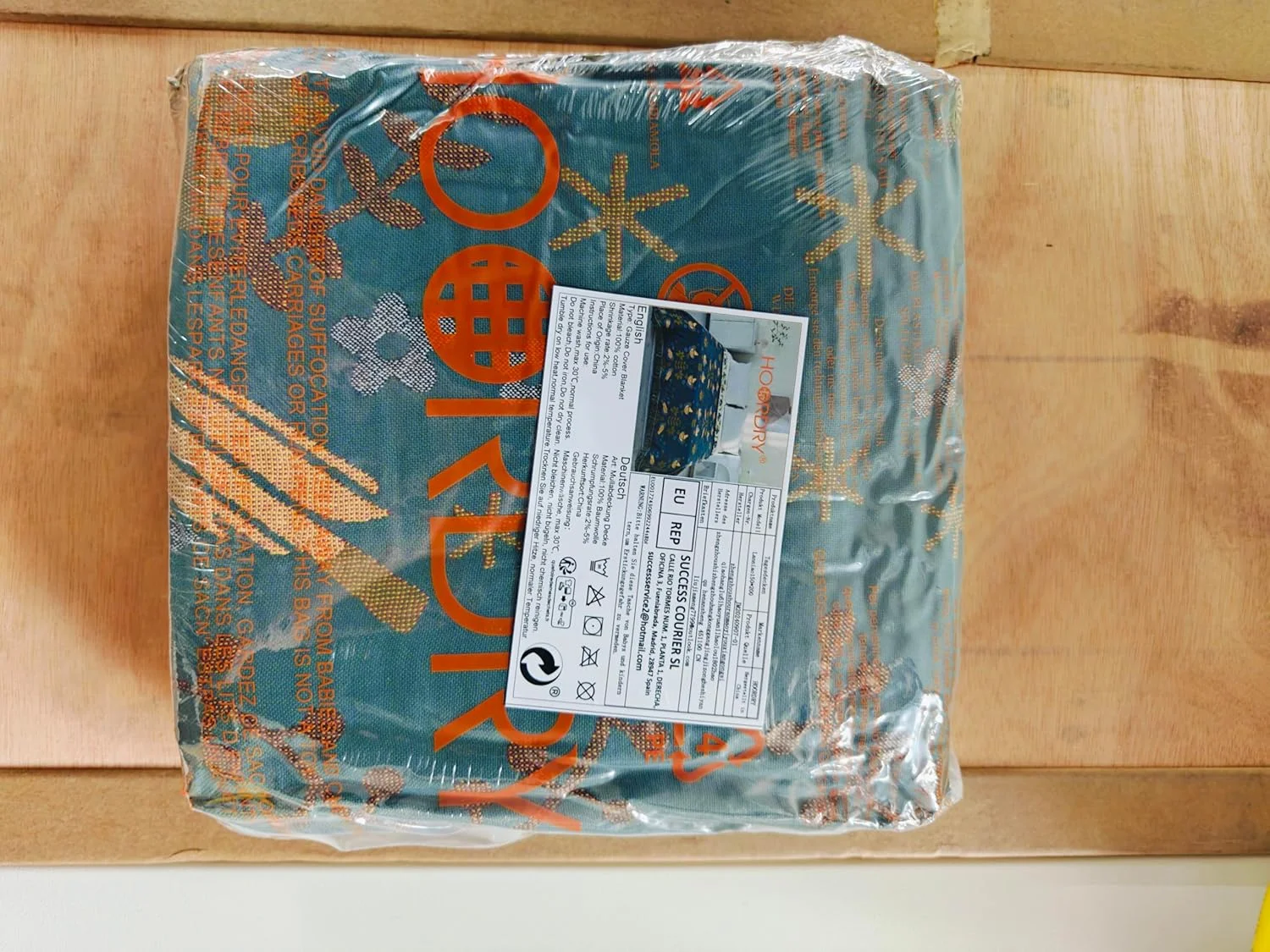 روتختی دو طرفه بوهو HOORDRY، آبی/بژ، پتوی نرم و لطیف با ریشه، روتختی نخی، 150 x 200 سانتی متر، پتوی بافتنی، طرح دار، پتوی مبل، پتوی صندلی، پتوی برگشت پذیر برای تلویزیون یا چرت زدن