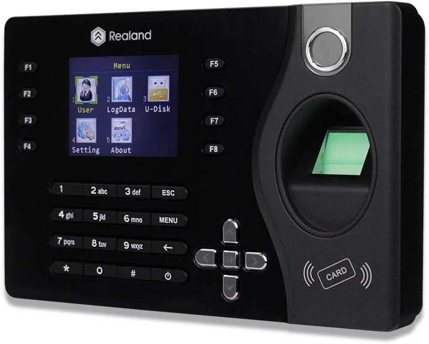 سیستم حضور و غیاب اثر انگشتی بیومتریک TCP/IP، دستگاه ساعت زنی انگلیسی برای کارمندان اداری، سیستم کنترل دسترسی (A-C081) سیستم حضور و غیاب اثر انگشتی بیومتریک TCP/IP، دستگاه ساعت زنی انگلیسی برای کارمندان اداری، سیستم کنترل دسترسی (A-C081)