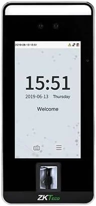 ترمینال حضور و غیاب تشخیص چهره بیومتریک ZKTECO V5L، صفحه نمایش LCD، قابل نصب روی دیوار ترمینال حضور و غیاب تشخیص چهره بیومتریک ZKTECO V5L، صفحه نمایش LCD، قابل نصب روی دیوار