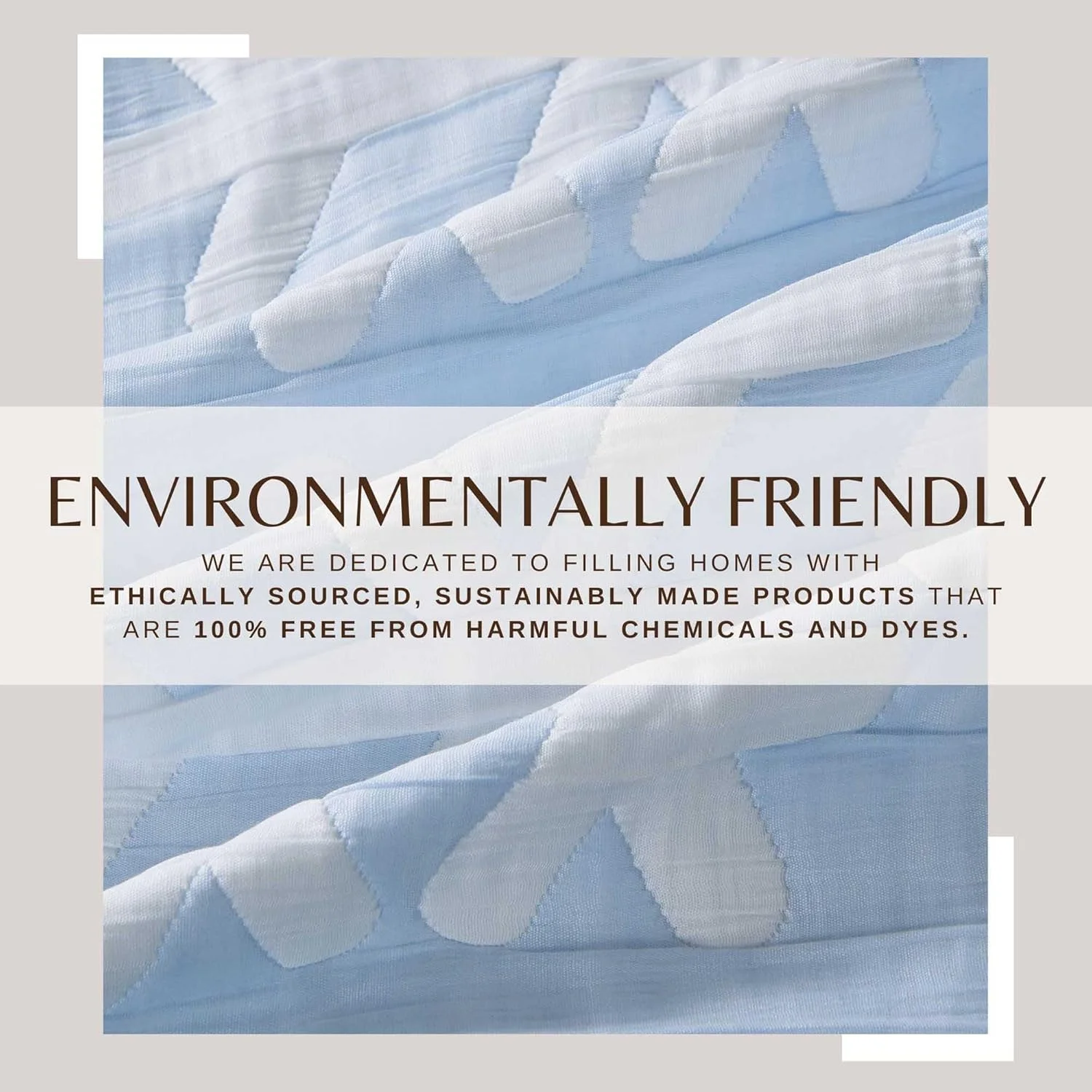 روتختی متلسی Great Bay Home با روبالشتی برای تخت های یک نفره - روتختی سبک وزن، ست روتختی با تم زمستانی - پارچه موسلین طرح دانه برف (تخت یک نفره/تخت یک نفره بزرگ، آبی/سفید)