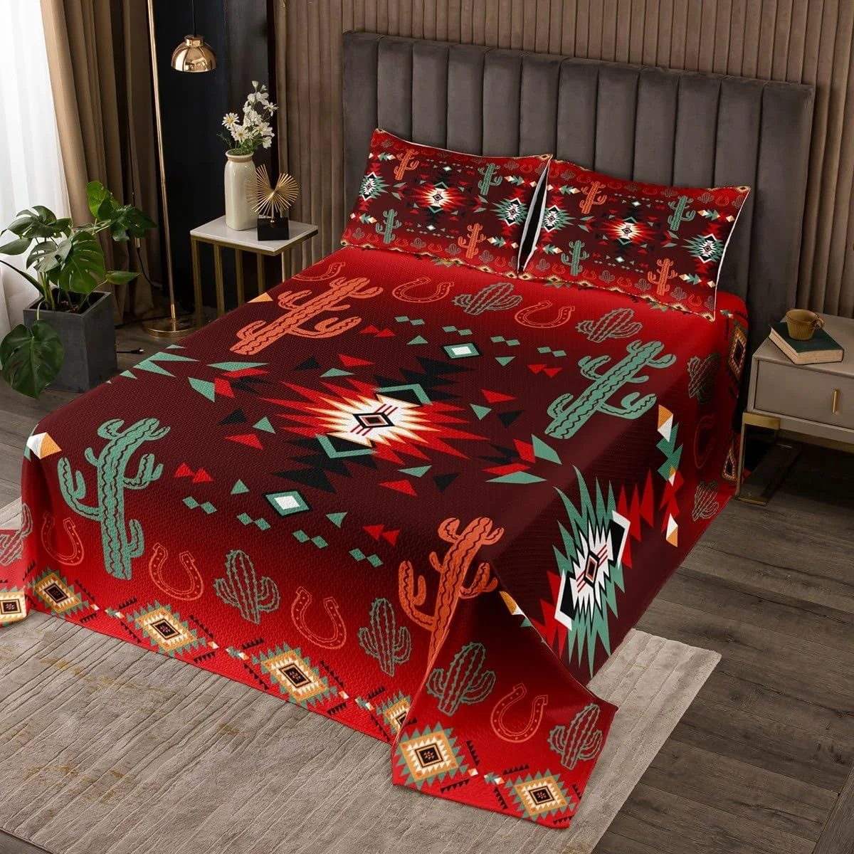 روتختی طرح هندسی آزتک سایز کینگ، ست روتختی طرح کاکتوس و نعل اسب کابوی وسترن، دکور اتاق پسرانه دخترانه، روتختی لحافی طرح کلبه قبیله ای جنوب غربی، لحاف روتختی طرح مزرعه قدیمی، 2 روبالشتی روتختی طرح هندسی آزتک سایز کینگ، ست روتختی طرح کاکتوس و نعل اسب کابوی وسترن، دکور اتاق پسرانه دخترانه، روتختی لحافی طرح کلبه قبیله ای جنوب غربی، لحاف روتختی طرح مزرعه قدیمی، 2 روبالشتی