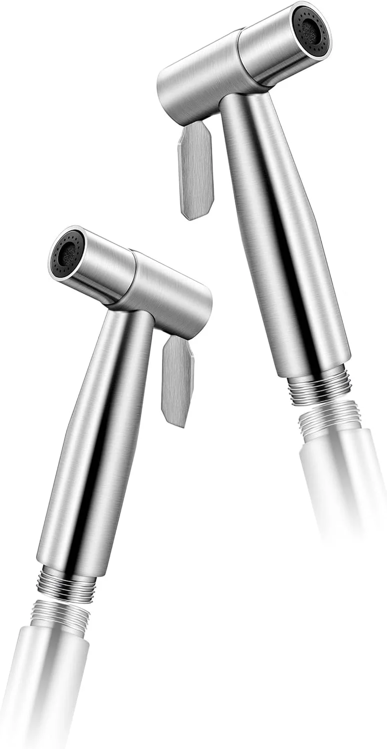 سردوش توالت بیده استیل Sweet seven - بسته 2 عددی اسپری دستی پارچه ای برای تمیز کردن آشپزخانه و توالت