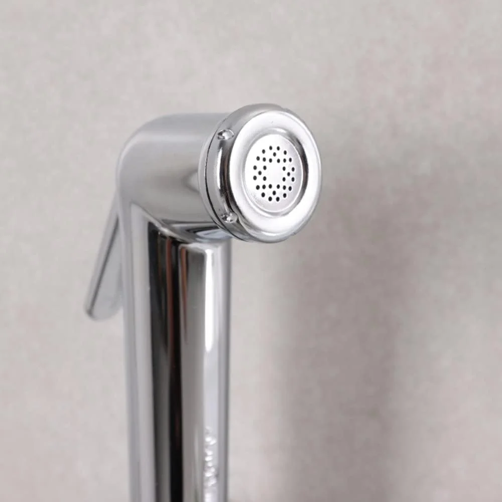 ست شاتاف کروم کلاسیک ABS Bold - استیل ضد زنگ با روکش کروم به همراه شلنگ EPDM، مهره های برنجی با روکش کروم و قلاب - طول 1 متر